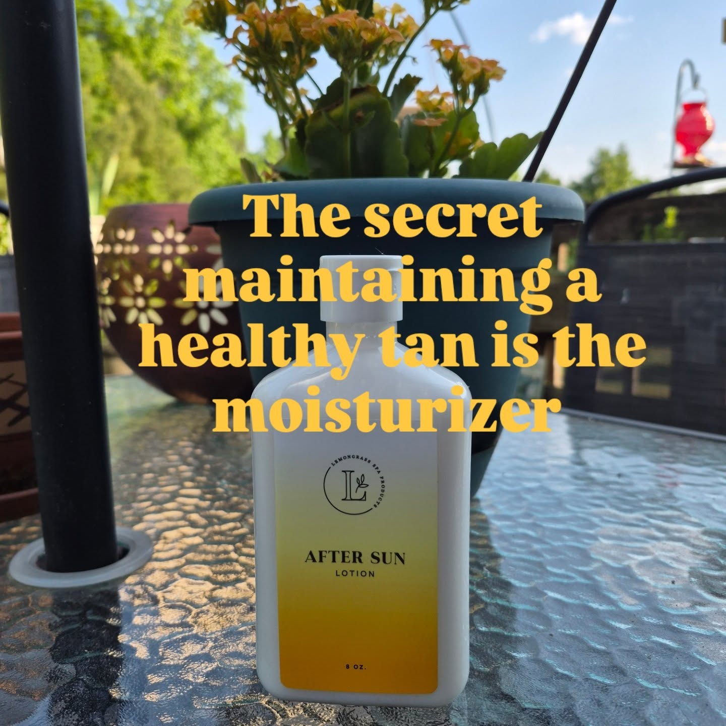 After Sun will keep your tan looking healthy and your skin happy...

#healthyskincarelady 
#spadateandacoffeebreak 
##shellscleancarelemongrassspa