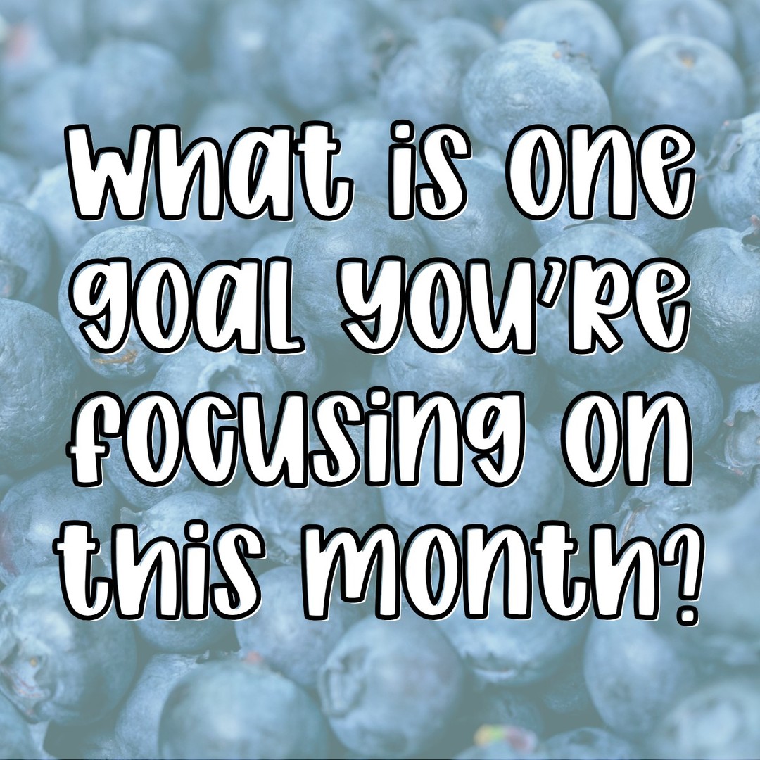 What is one goal you’re focusing on this month? 👇
Let’s hold each other accountable