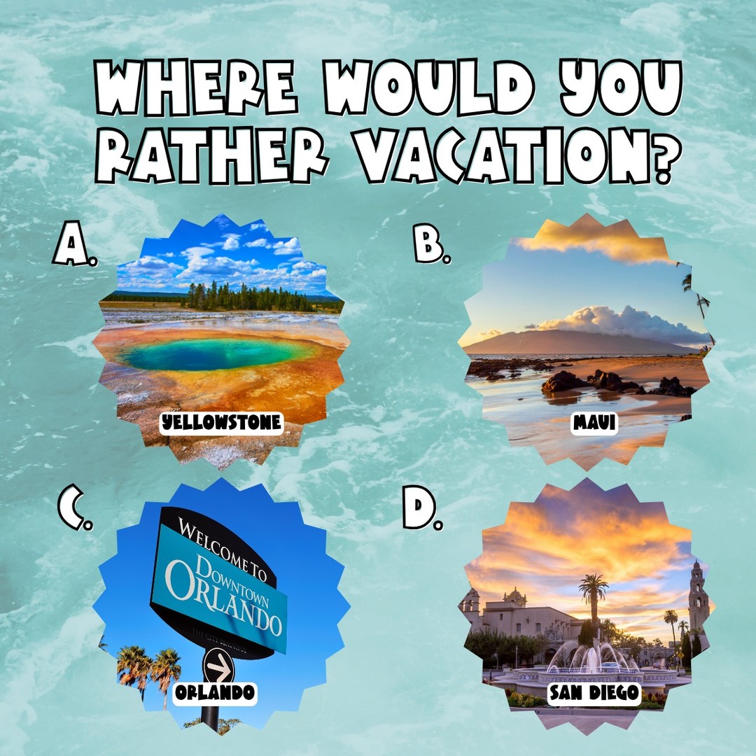 If you could go anywhere right now where are you going? 🌎
Drop A B C or D 👇