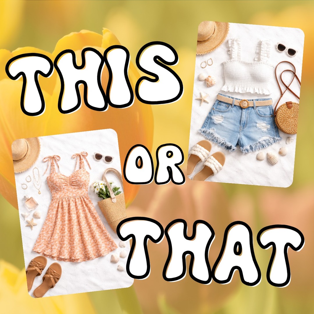 Which outfit are you picking? 😍
THIS or THAT? 👇