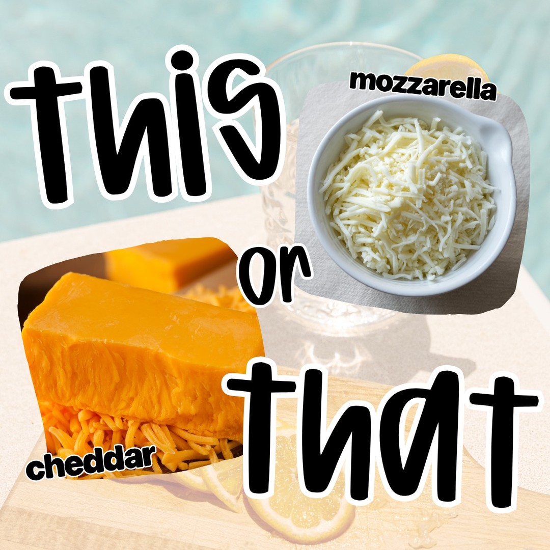 Happy National Cheese Day! 🧀

Would you rather have this or that? 😊