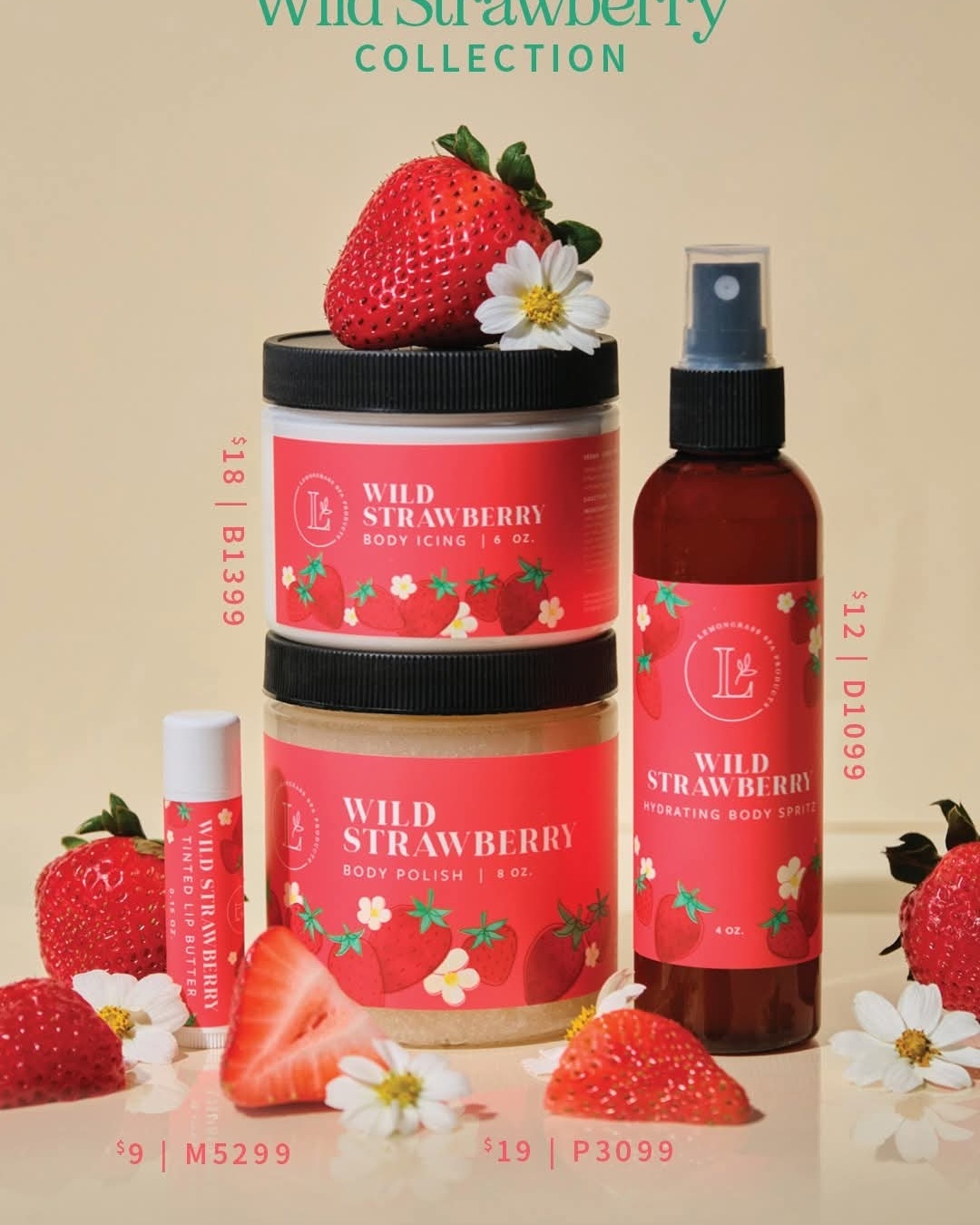 Where are my strawberry fans?
This is dropping at 2 pm TODAY!
Celebrate summer sweetness with brand new Wild Strawberry, a juicy burst of sun-ripened strawberry.
Save 10% off the new Wild Strawberry Collection June 19 – August 1. Starts and ends at 2 PM ET.
Wild Strawberry Collection is available June 19 – September 1. Starts and ends at 2 PM ET.