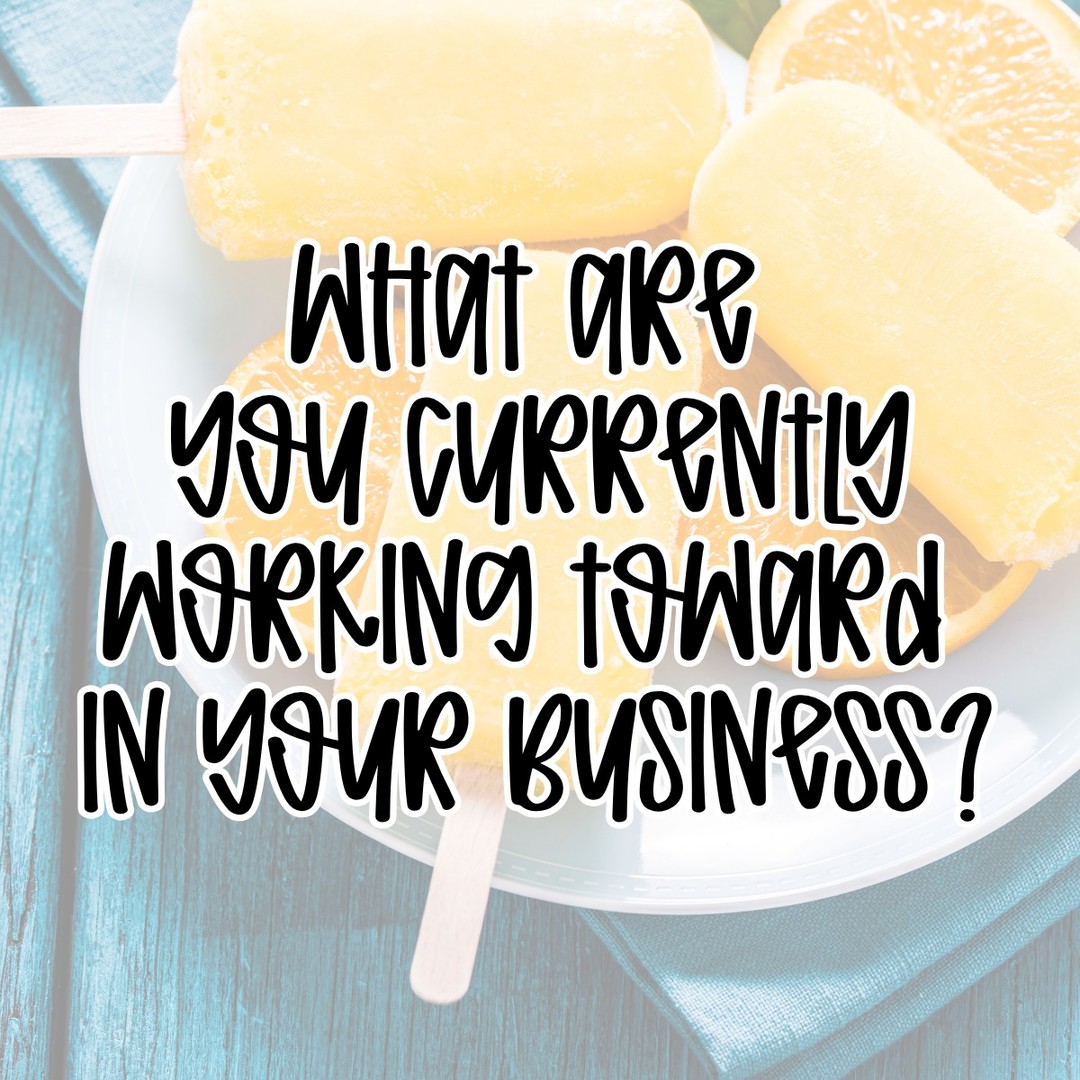 What are you currently working towards in your business? 🫶
If you work for someone, are you looking at a promotion?