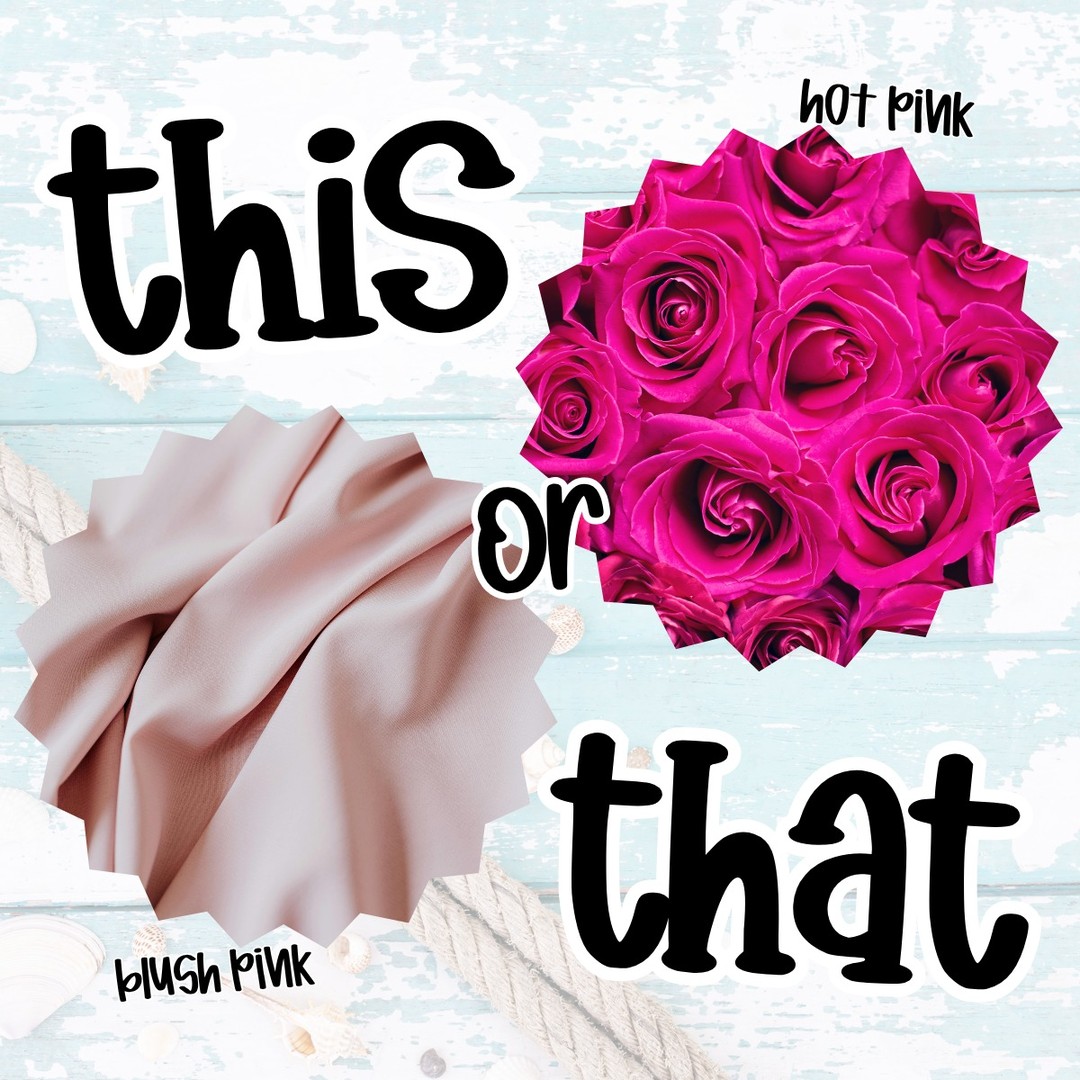 Happy National Pink day! 🎀

Time for a this or that, pink edition! Which one is your fav? 🤩