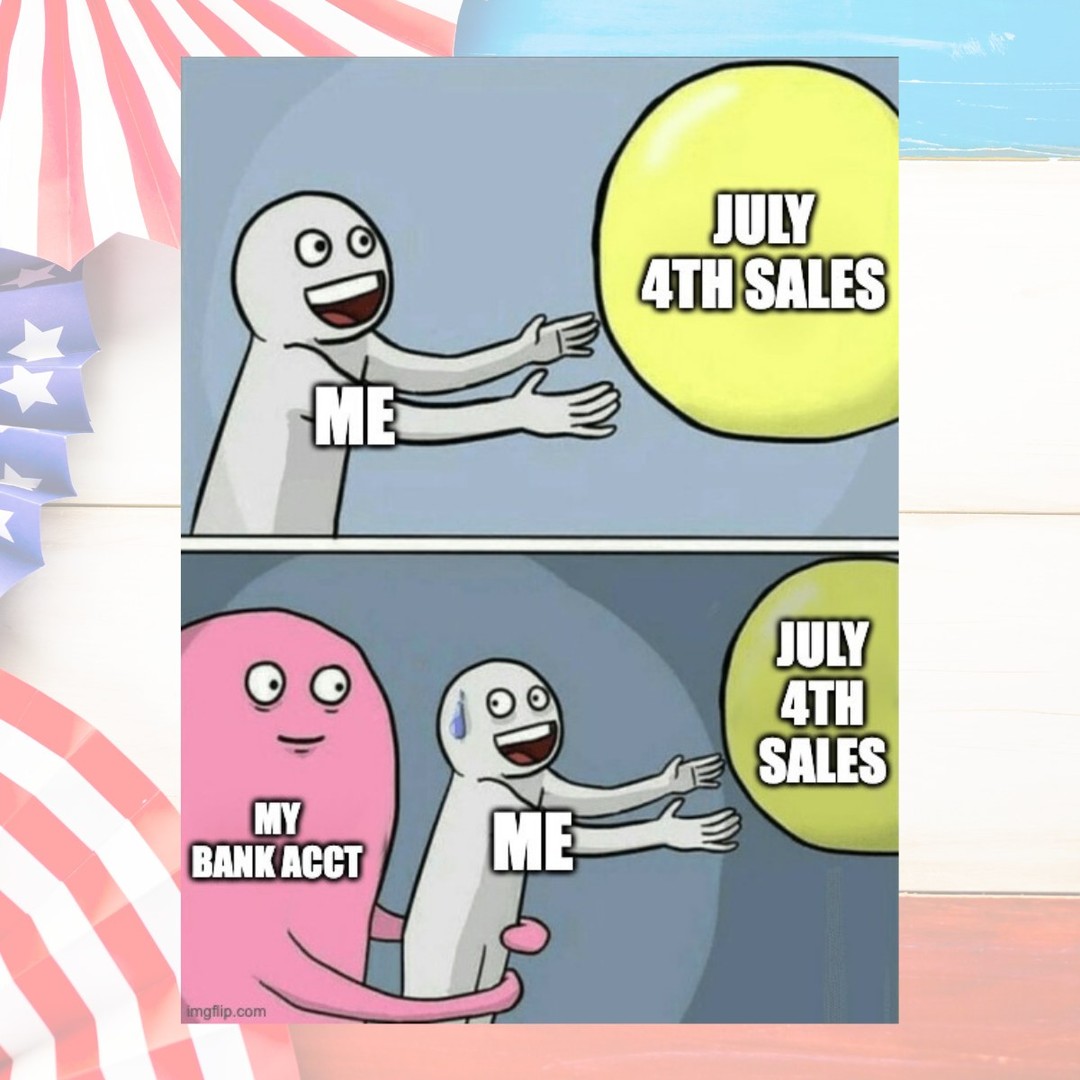 If your shopping cart grows during July sales, you're not alone! 😂