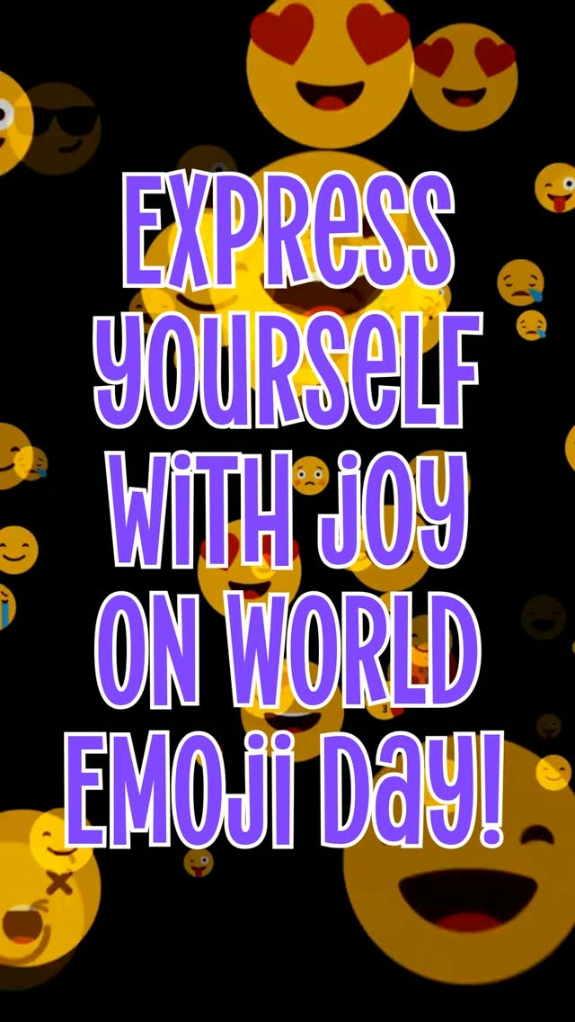 Happy World Emoji Day! 😎