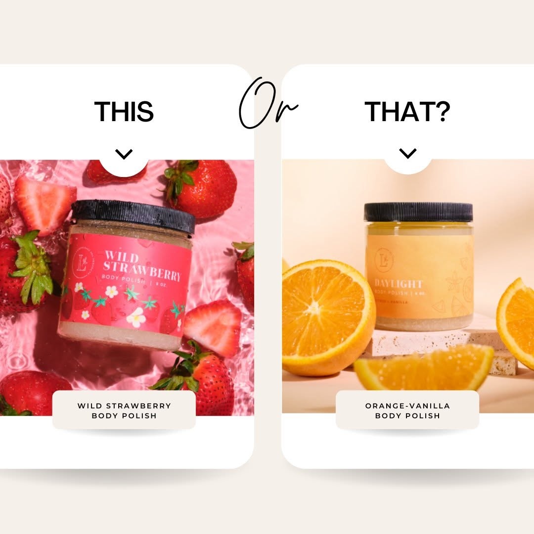 If you haven't tried our Wild Strawberry products, you are missing out! 
It smells like fresh strawberries from the garden and leaves you feeling fresh! 

I put it on after a shower and enjoy the light sweet scent all day!

It is only with us until the end of August!
Who's ready to get your cart started?