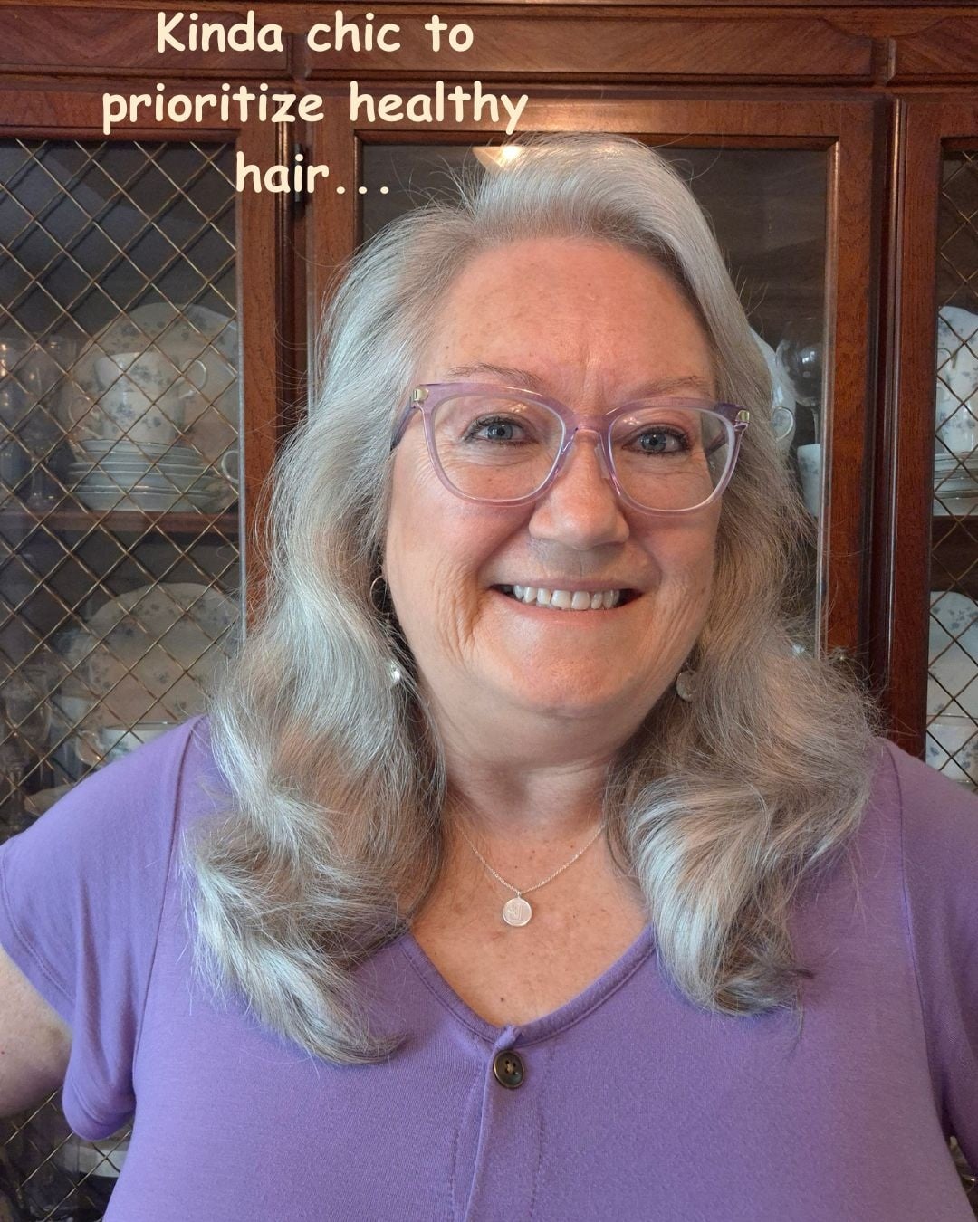 Let's talk about this hair! 
It's been mentioned numerous times :) 

I've always loved my hair. But being in uniform always made it easier to have short hair and a lot less work. A couple of years ago, a family member asked me to grow my hair out. Okay, that is easy. But I knew it was going to take some special haircare to keep it looking fabulous at the longer length. I grew up with long hair and it took extra care to keep it full and shining.

I didn't have to look too far. We don't just have healthy skincare, we have healthy hair care. There are four types of shampoo and conditioner to choose from plus a wonderful array of styling tools to make hair care a breeze! Not mention that they are all...

Formulated With Care
Gluten Free
Cruelty Free
Handcrafted
Synthetic Fragrance Free
Made in the USA

How can you say no to all that? Comment HAIR for the easy button and we'll find the right healthy hair care for you.

Because I hear it's kinda chic to prioritize healthy hair :D