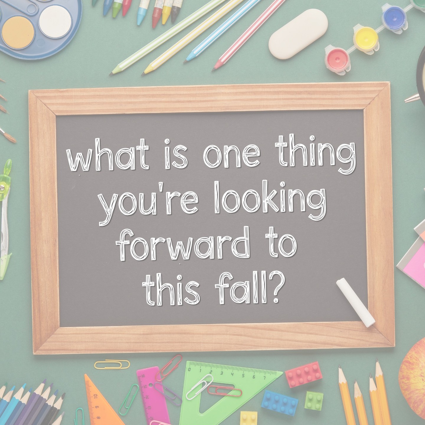 🍂 What's ONE thing you're looking forward to this fall?
Share below! 🎃